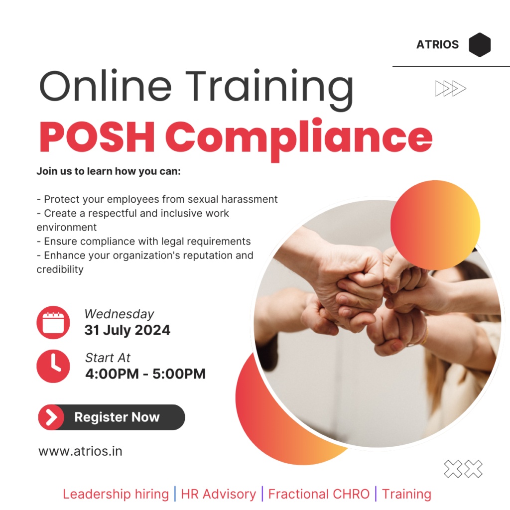 POSH Compliance and Workplace Safety Training